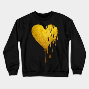 Bleeding Gold Heart Crewneck Sweatshirt